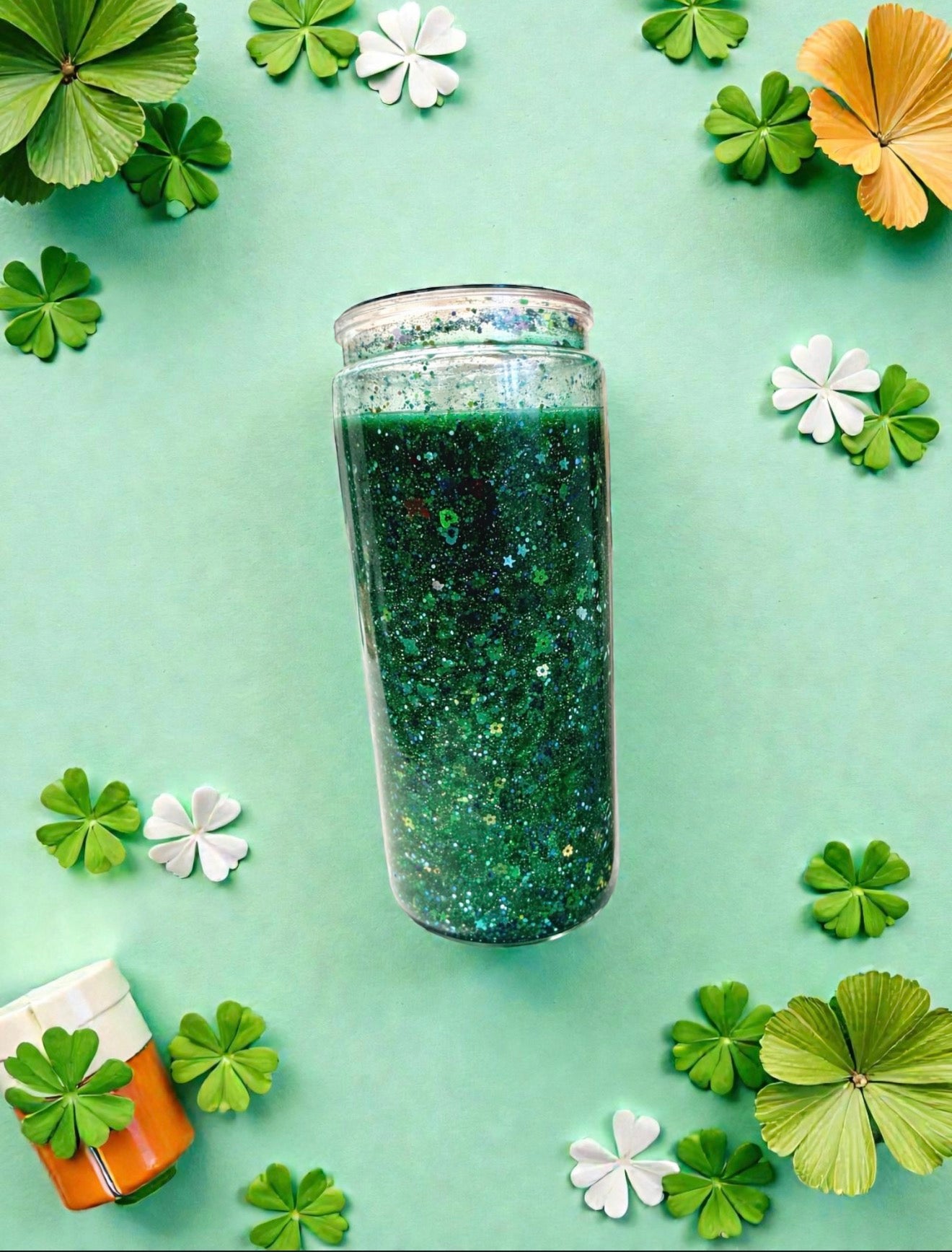 Peacock Pizazz- Snow Globe Tumbler-859