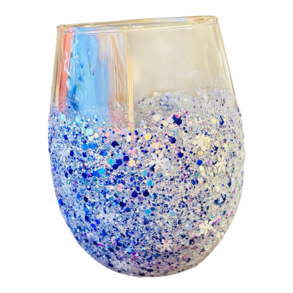 Christmas Stemless Wine Glass Collection- 020