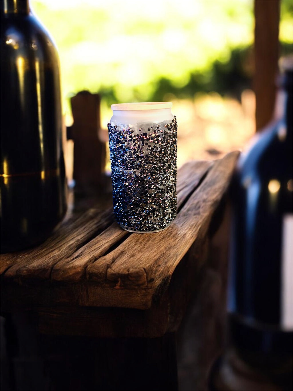 Rhinestone Glass Tumbler Collection-022