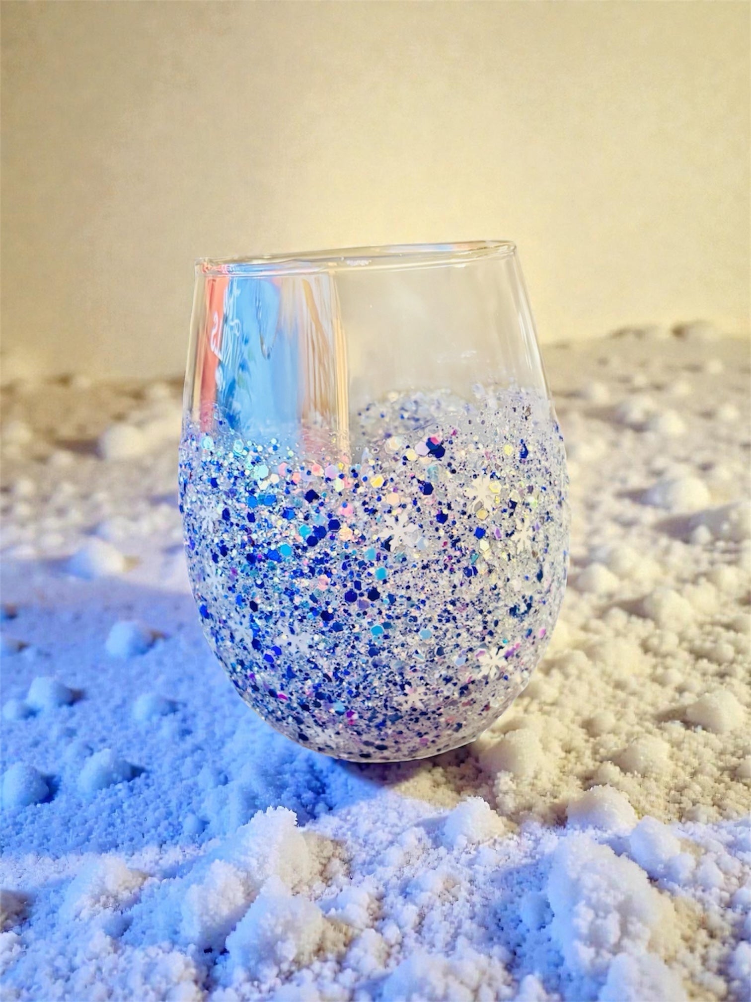 Christmas Stemless Wine Glass Collection- 020