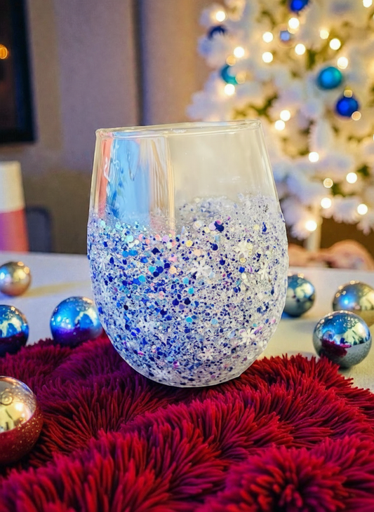 Christmas Ice-Stemless Wine Glass- 020