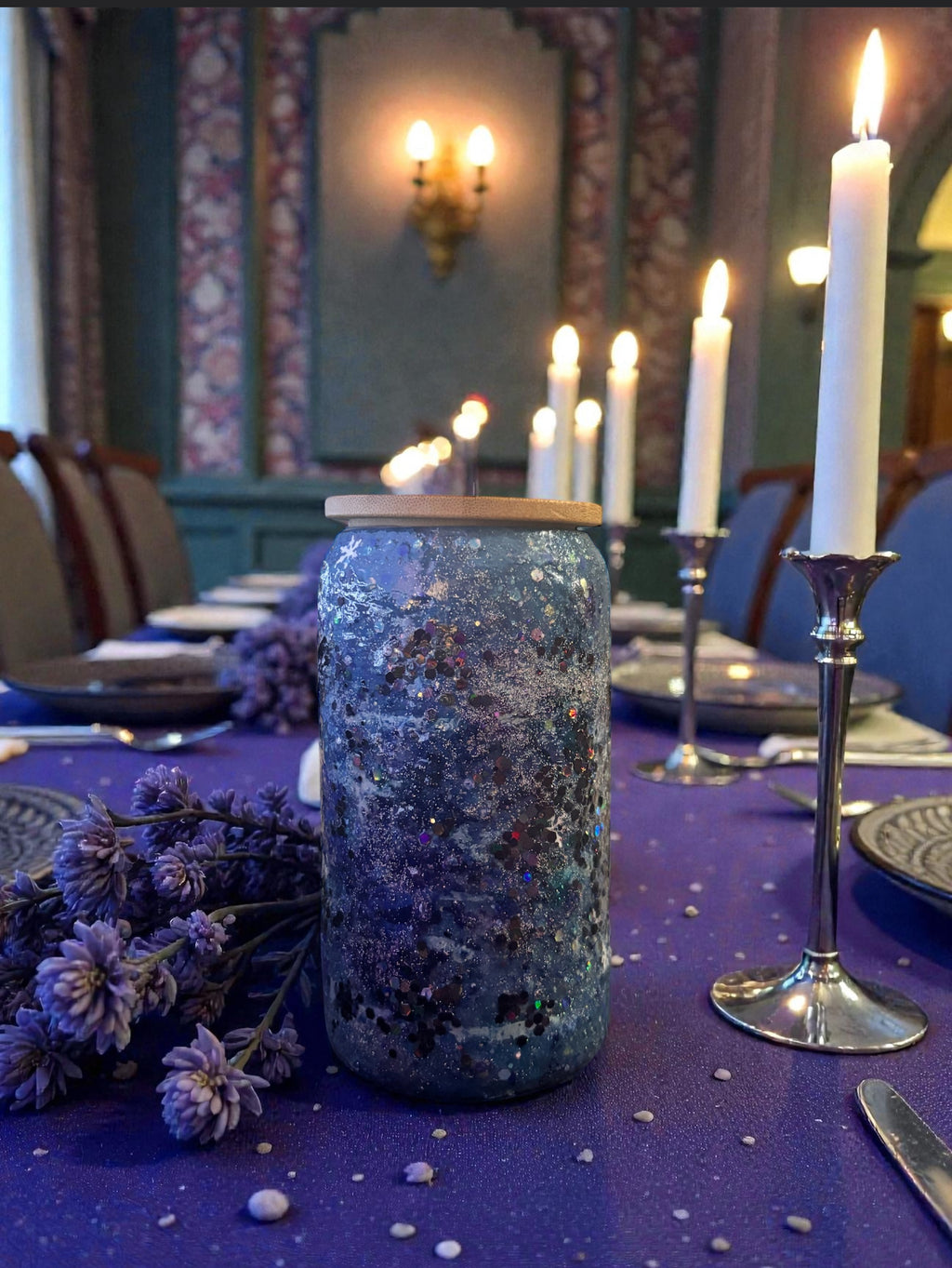 Glitter Tumbler in Lilac