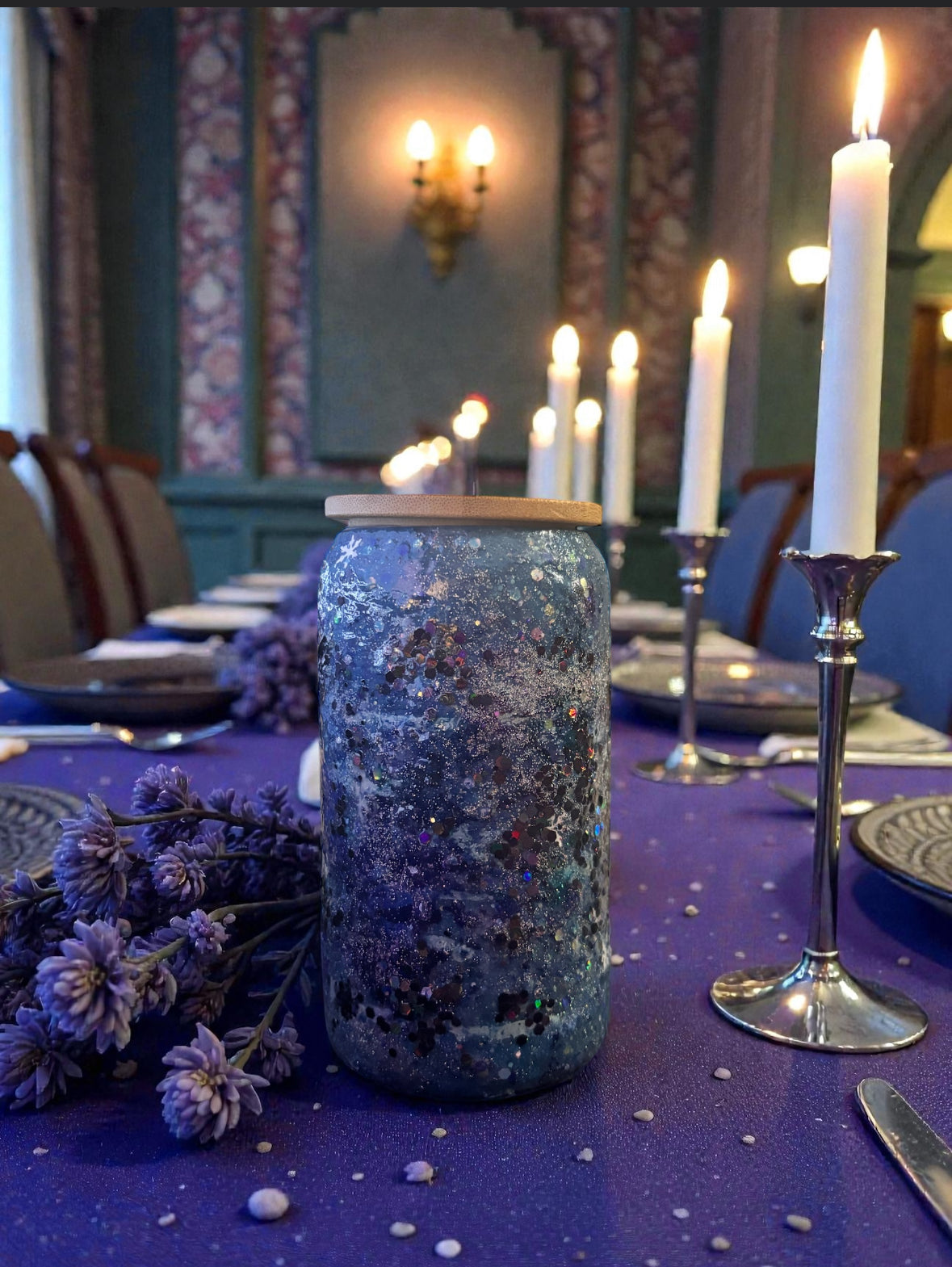 Glitter Tumbler in Lilac