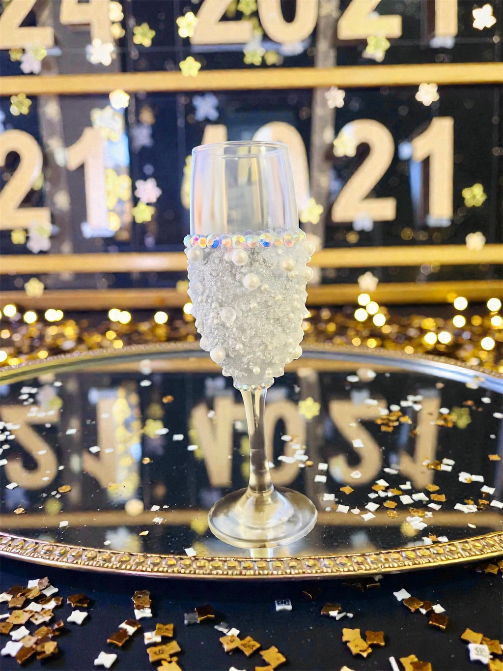 Wedding Champagne Glass Collection-Elegant Style 019