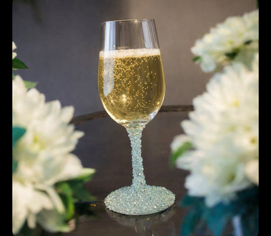 Blue Ice-Gemstone Wine Glass-002