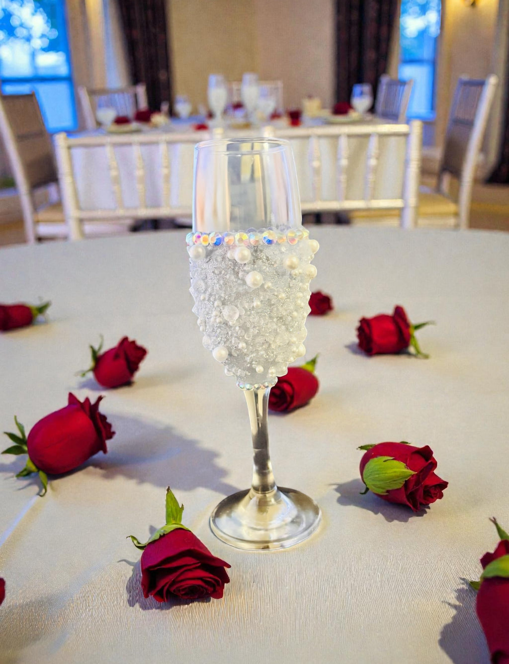 Wedding Champagne Glass Collection-Elegant Style 019