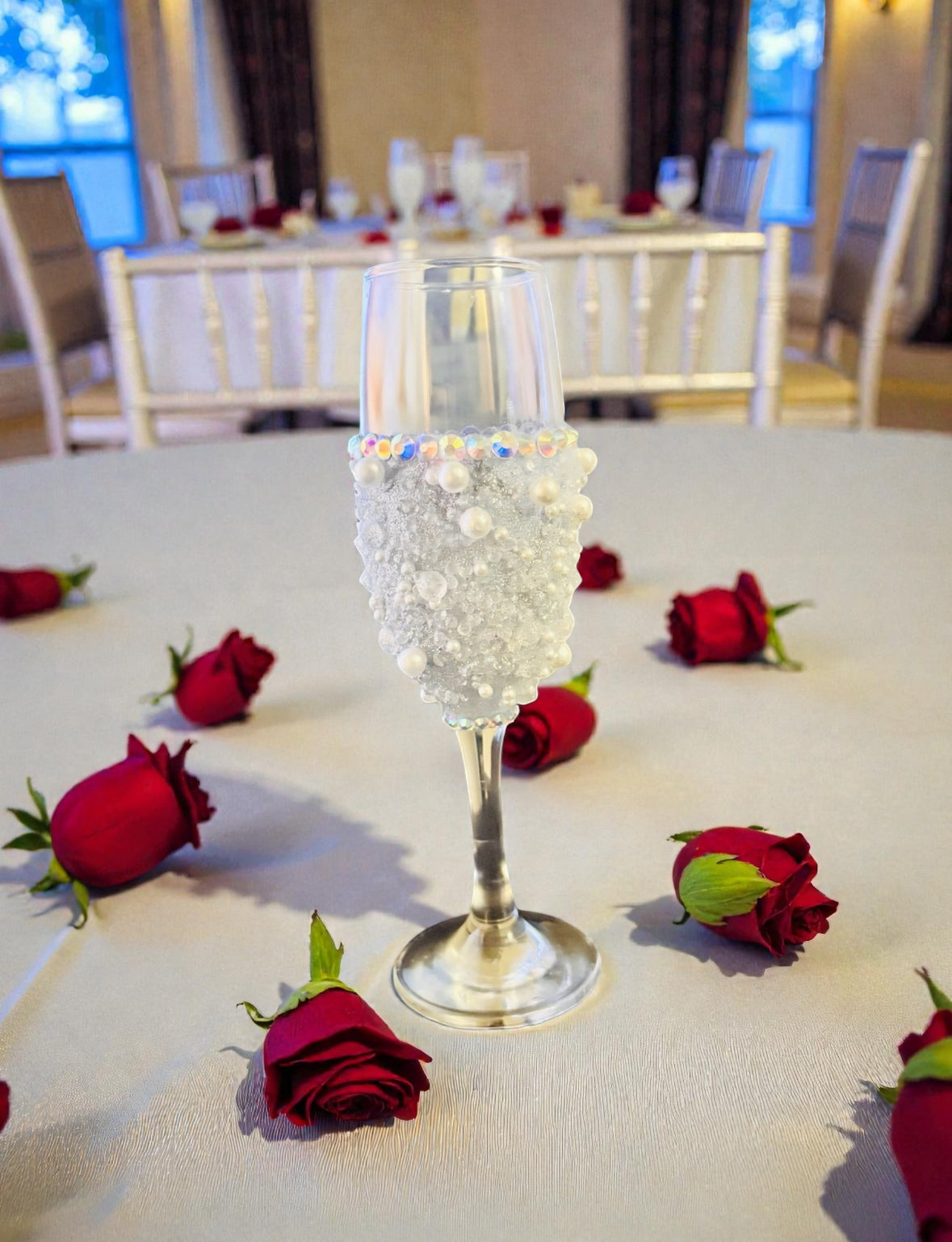 Wedding Champagne Glass Collection-Elegant Style 019