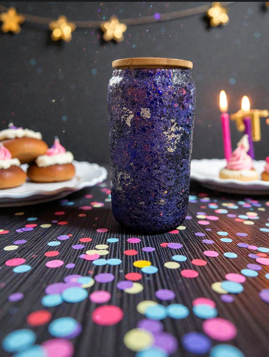 Purple Majesty-Glass Tumbler-069