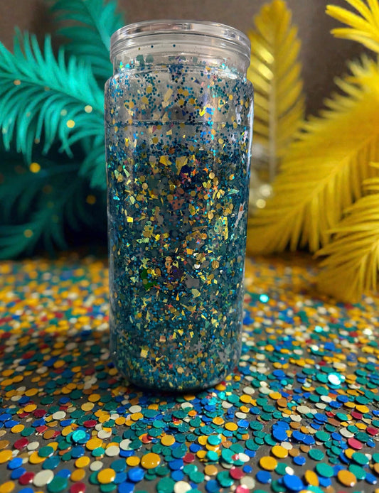 Sparkling Caribbean-Snow Globe Tumbler-447