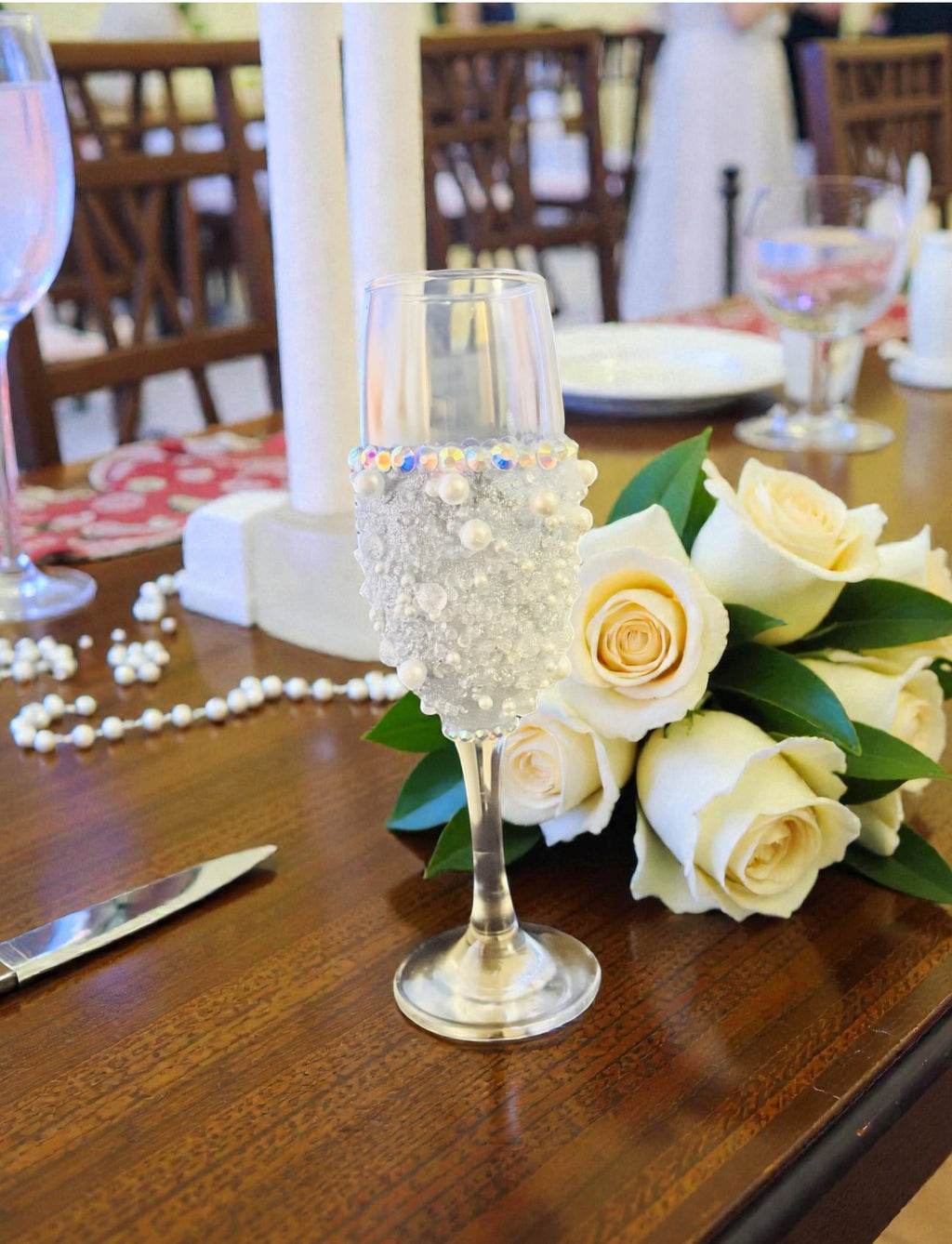 Wedding Champagne Glass Collection-Elegant Style 019