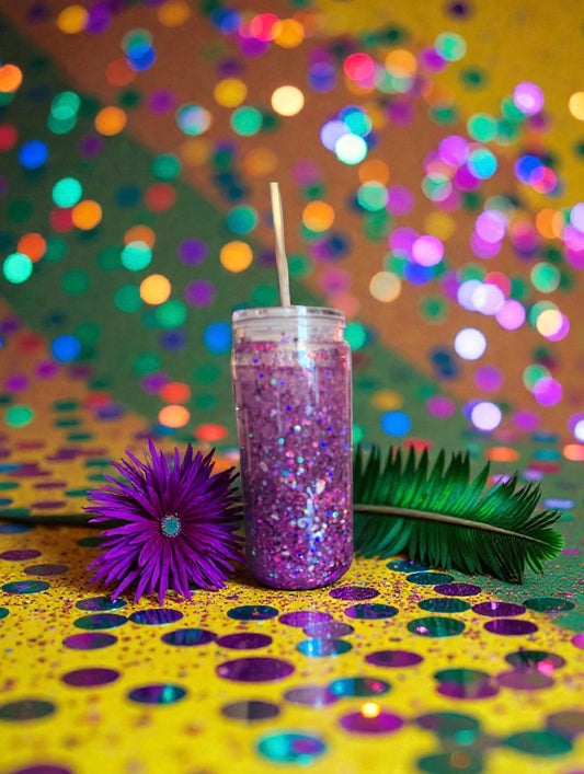 Paisley’s Purple-Snow Globe Tumbler-067