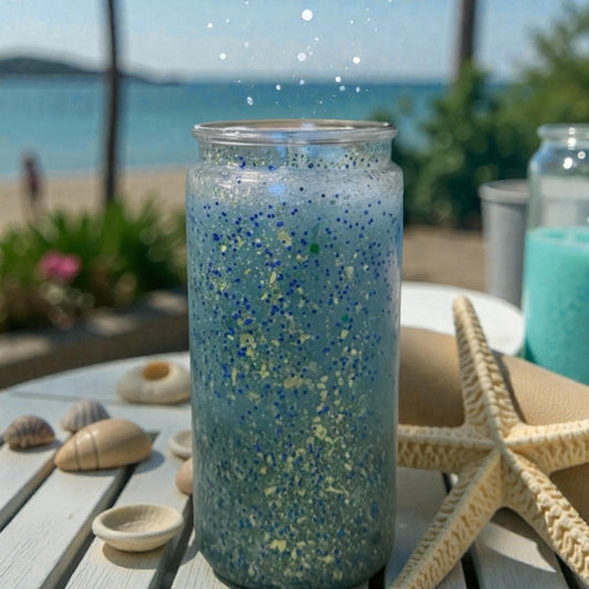 Seaside Sip-Snow Globe Tumbler-901