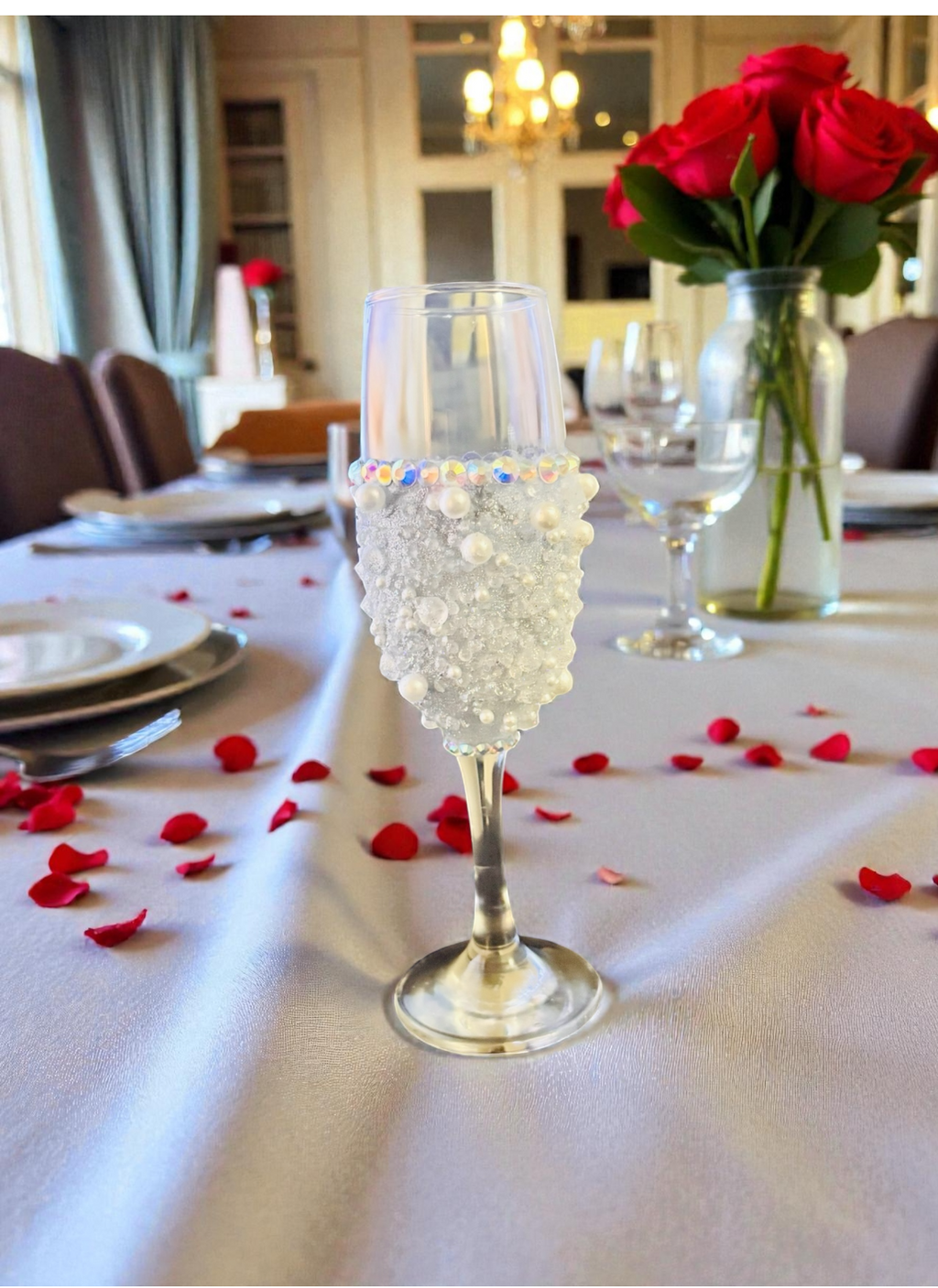 Wedding Champagne Glass Collection-Elegant Style 019